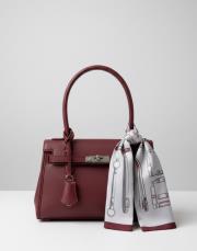 fular bushu belt bordo