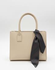 fular bushu monogram acı kahve 