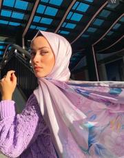 outlet outlet ortanca lila şal