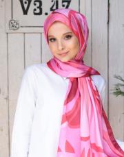 outlet outlet kelebek pembe şal