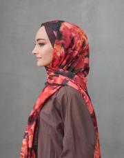 alev desenli pamuk şal  3