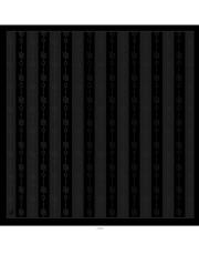 bushu monogram twill eşarp siyah 2