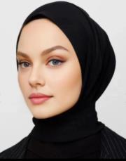 pratik çıtçıtlı şal siyah  3