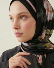 bahar desenli pamuk şal  3