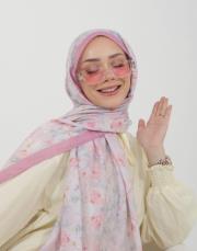 masal desenli pamuk şal  3