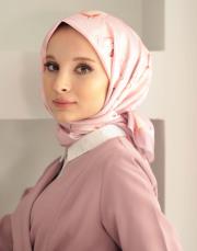 prenses twill eşarp pembe 2