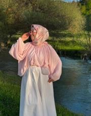 kübra soymazın tercihi rainbow twill eşarp  2