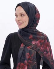 lilyum twill şal bordo 4