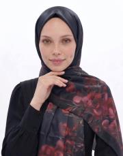lilyum twill şal bordo 5