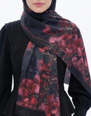 lilyum twill şal bordo 6