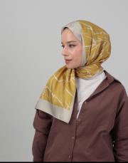 ela twill şal yağ yeşili 2