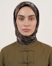 lilyum twill eşarp yağ yeşili 2