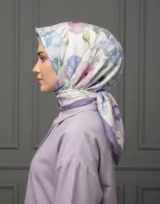 pembe mor petunya modal pamuk eşarp  2