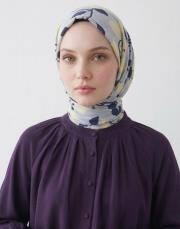 lavender modal pamuk eşarp mor 3