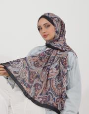 gökkuşağı desenli pamuk şal  2