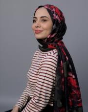 roselinda desenli pamuk şal 