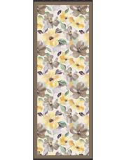 nergis desenli pamuk şal kahve 2