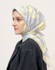 luna twill eşarp tereyağ sarısı