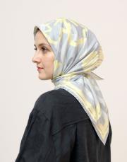 luna twill eşarp tereyağ sarısı 2