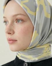 luna twill eşarp tereyağ sarısı 4