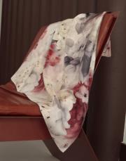 cherry %100 twill ipek eşarp  6