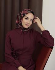 lilyum %100 twill ipek eşarp 