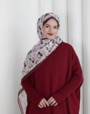 vişne pamuk şal 