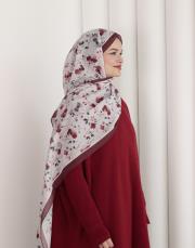 vişne pamuk şal  3