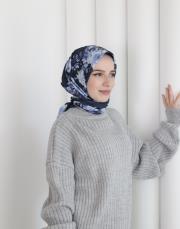 navy modal pamuk eşarp 