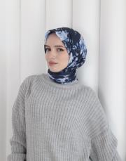 navy modal pamuk eşarp  2