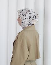 sketch modal pamuk eşarp sütlü kahve 2