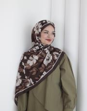 lavender pamuk şal kahve