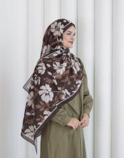 lavender pamuk şal kahve 2