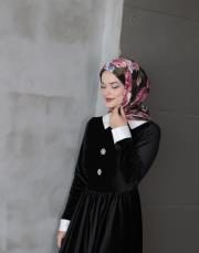 kış gülleri twill eşarp  2