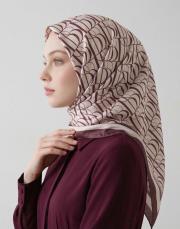 imza monogram twill eşarp bordo 4
