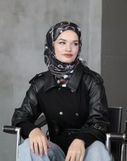 kemer twill eşarp siyah  2