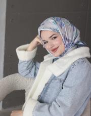 baby blue twill eşarp  2