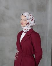 vişne twill eşarp  2