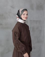 cool belt twill eşarp haki 3