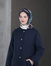 cool belt twill eşarp petrol mavisi 3