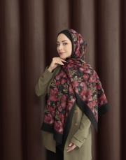 %100 pamuk ipek şal lilyum 