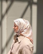 bushu belt twill eşarp turuncu