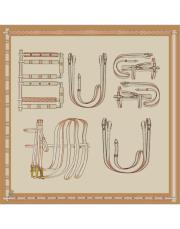 bushu belt twill eşarp turuncu 2