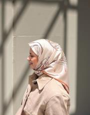 bushu belt twill eşarp turuncu 3