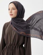 minimal tack pamuk şal kahve camel 3