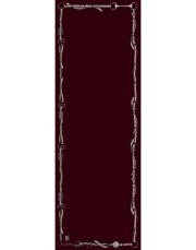 minimal tack pamuk şal bordo