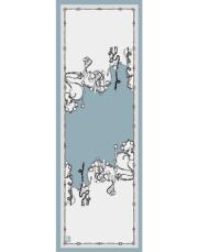 royal tack pamuk şal bebe mavisi