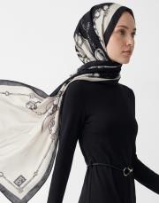 royal tack pamuk şal siyah 5
