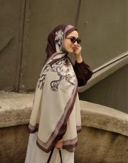 royal tack pamuk şal kahverengi 2