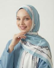 royal tack twill şal bebe mavisi